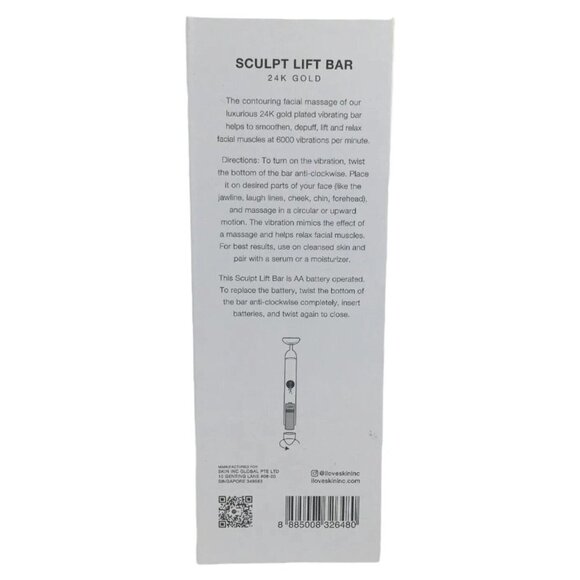 Skin Inc. Sculpt Lift Bar 24k Gold Vibrating Facial Massage Bar - MSRP $125‎ - Picture 5 of 5
